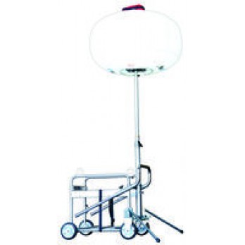 Multiquip GB3LEDC 300W LED, Diffuser Balloon Light, Cart Mounted w/3-stage mast assembly