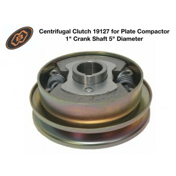 MBW 19127 OEM Centrifugal Clutch for Plate Compactor (1" Crank Shaft 5" Dia)