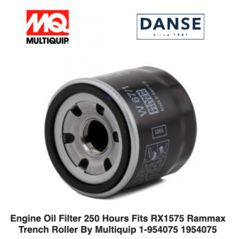 1-954075 Oil Filter for RX1575 Rammax Trench Roller by Multiquip 1954075