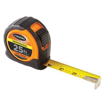 Keson PGPRO1825V 25 Feet with 1 Inch Blade Tape Measure