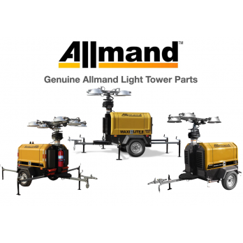022016 #6 Cush Clamp 1/4 Hole for Maxi-Lite Ii V-Series (11-000001 To 11-001671) Light Towers by Allmand