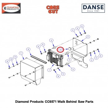 Plug 1-1/4" Hole 2501146 Fits Core Cut CC6571 Walk Behind Saw By Diamond Products