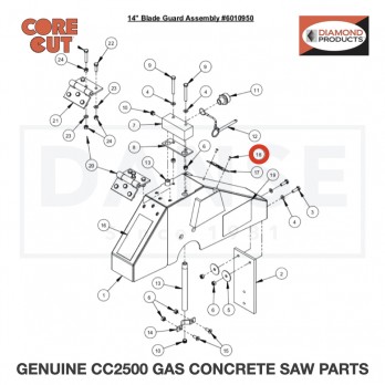 Rivet, 1/8" Dia. 2900287 for CC2500 Saw by Core Cut Diamond Products