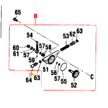 362910060 Throttle Lever Assy.  for Multiquip Mikasa MTR40HF Jumping Jack Rammer
