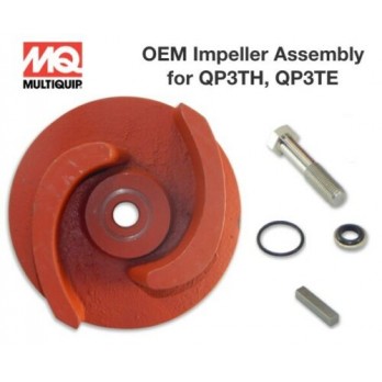 Impeller Assembly for Multiquip QP3TH, QP3TE Pumps 1992040033ASSY