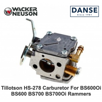 Tillotson HS-278 Carburetor for Wacker Neuson BS600oi BS600 BS700 BS700oi Rammer 0117800 5000117800