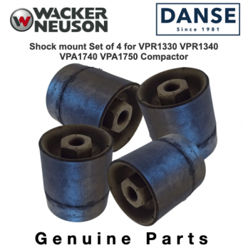 Shockmount Set of 4 for Wacker Neuson VPR1330 VPR1340 VPA1740 VPA1750 Compactor 0073124 5000073124