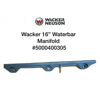 16" Waterbar Manifold for Wacker Neuson WP1550 Plate Tampers 0400305 5000400305