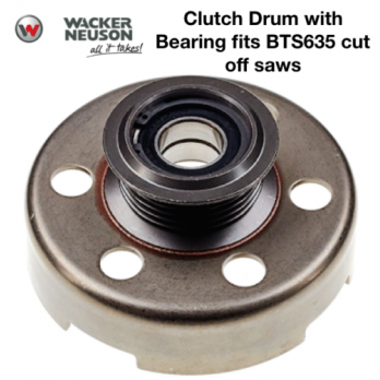 Clutch Drum with Bearing for Wacker Neuson BTS635 Cut-off Saws 0213687 5000213687