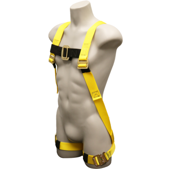670 Full Body Harness, bayonet buckle legs by FrenchCreek Production Yellow