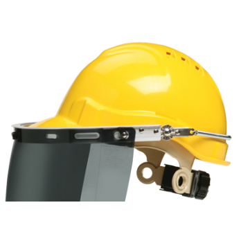 Gateway Safety Face Shield Adaptor/holder Aluminium with clear visor 682 661
